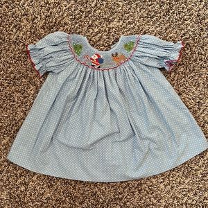 Petit Bébé - Smocked Christmas Dress